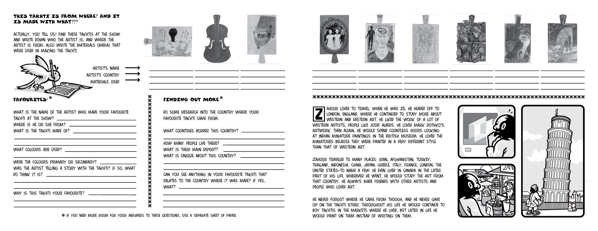Takhti illustrated spread 4